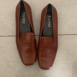 Ralph Lauren brown flats
